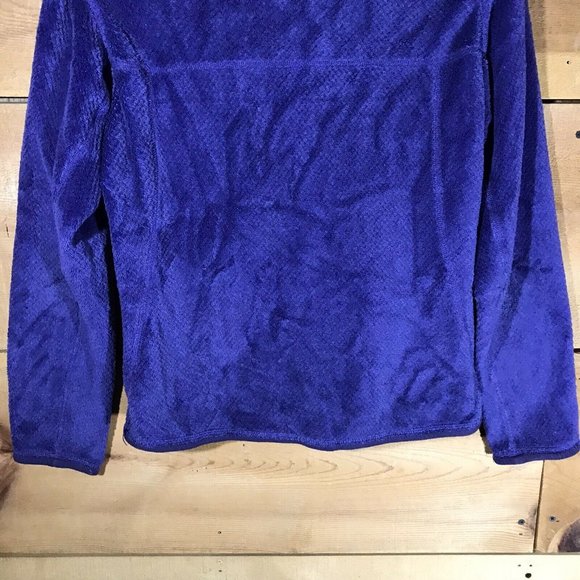 Patagonia 1/4 Button Pullover Fleece Jacket Coat Womens Size XS T-Snap Purple - Picture 10 of 10